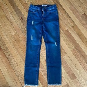 Just fab jeans. dark blue denim, size 24